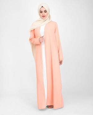 Long Sheer Coral Pink Outerwear Small (8-10) Regular (5'2" to 5'6") Coral Pink