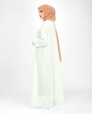 Long Sheer Fairest Dust Outerwear Kimono Small (8-10) Regular (5'2" to 5'6") Green