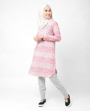 Marble Pink Top Slim