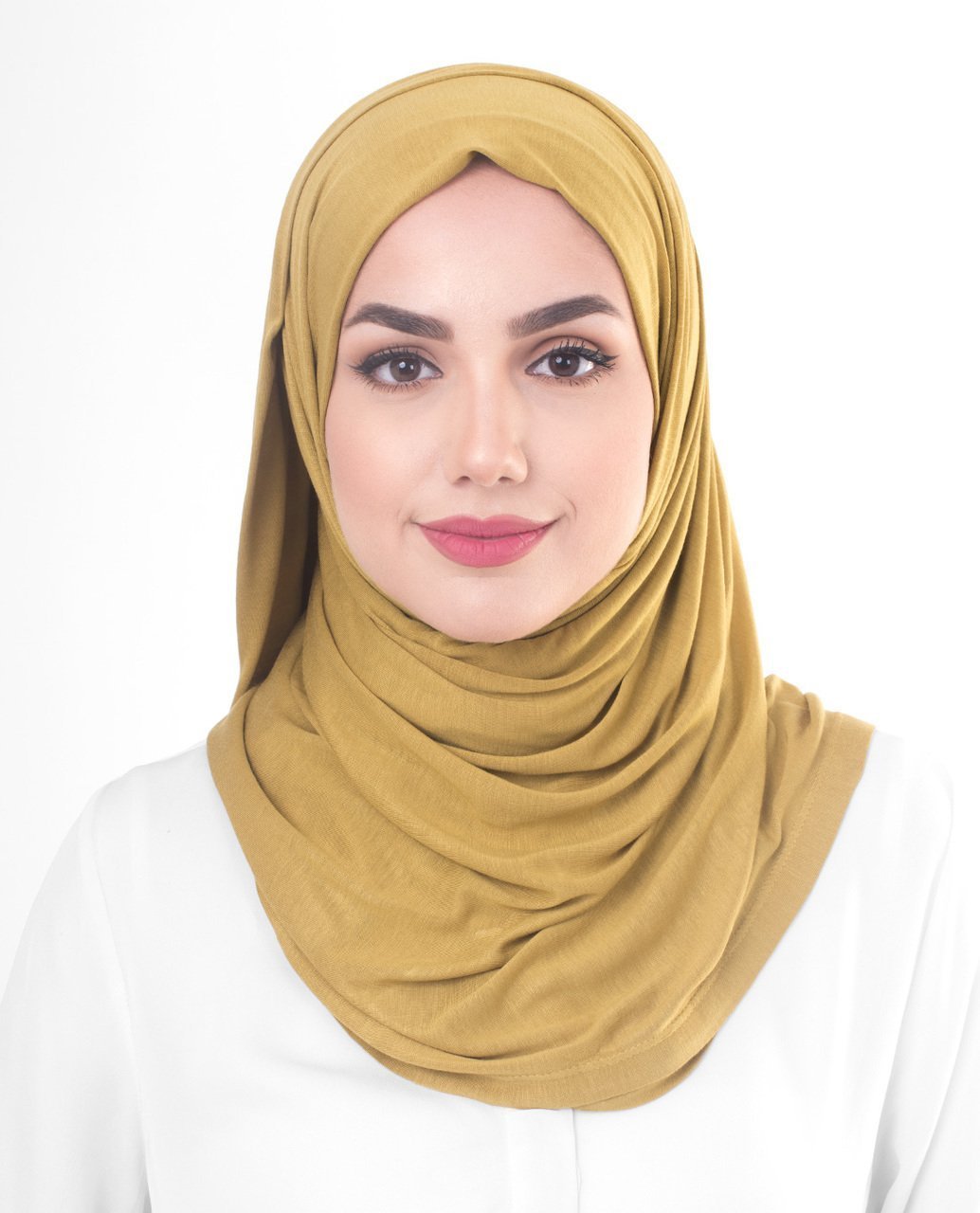 Olive Oil Viscose Jersey Hijab Regular Olive Oil