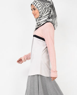 Pale Blush and Sand Top Slim