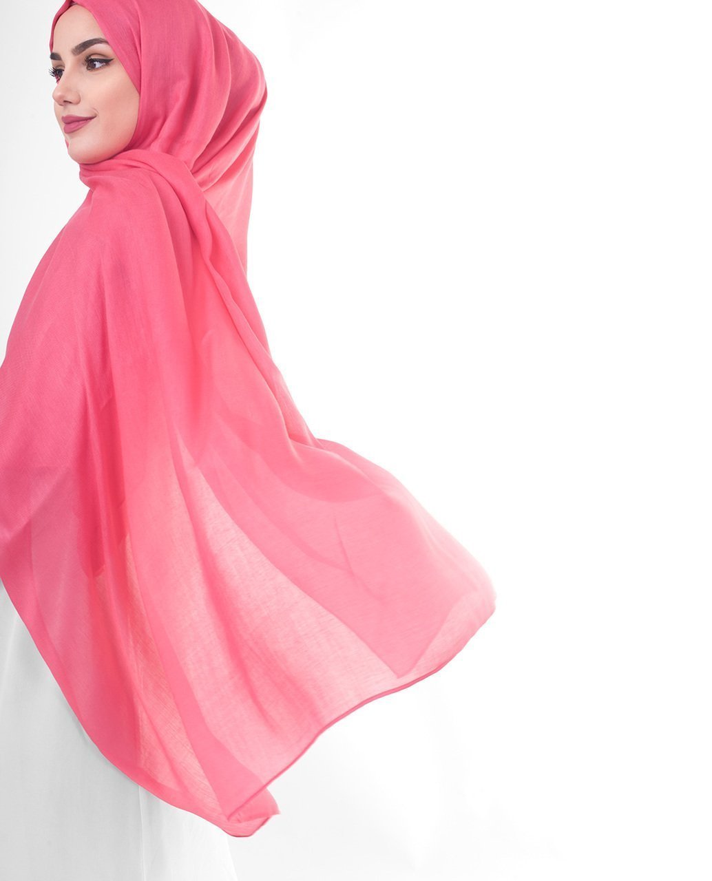 Paradise Pink Viscose Woven Hijab Regular