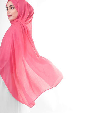 Paradise Pink Viscose Woven Hijab Regular