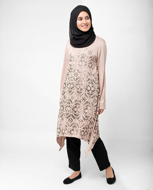 Pastel Print Top Slim