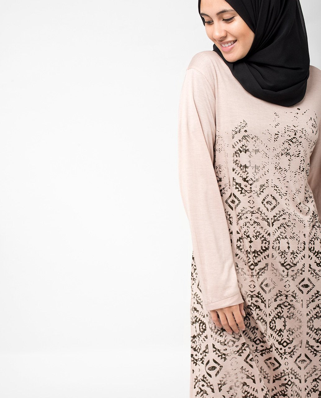 Pastel Print Top Slim