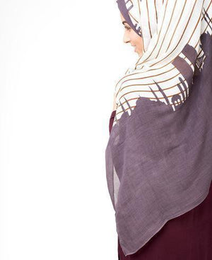 Peppercorn Grey Hijab Regular Peppercorn Grey