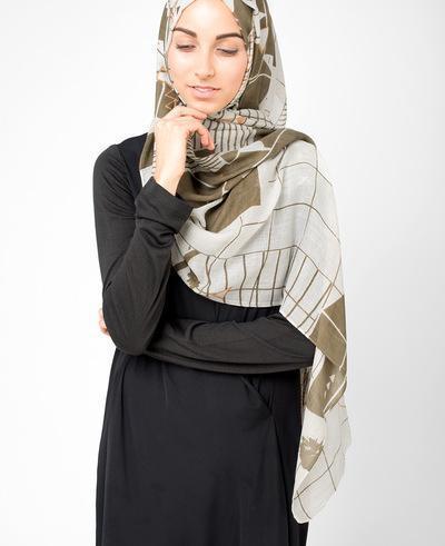 Pine Bark Hijab Medium
