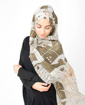 Pine Bark Hijab Medium