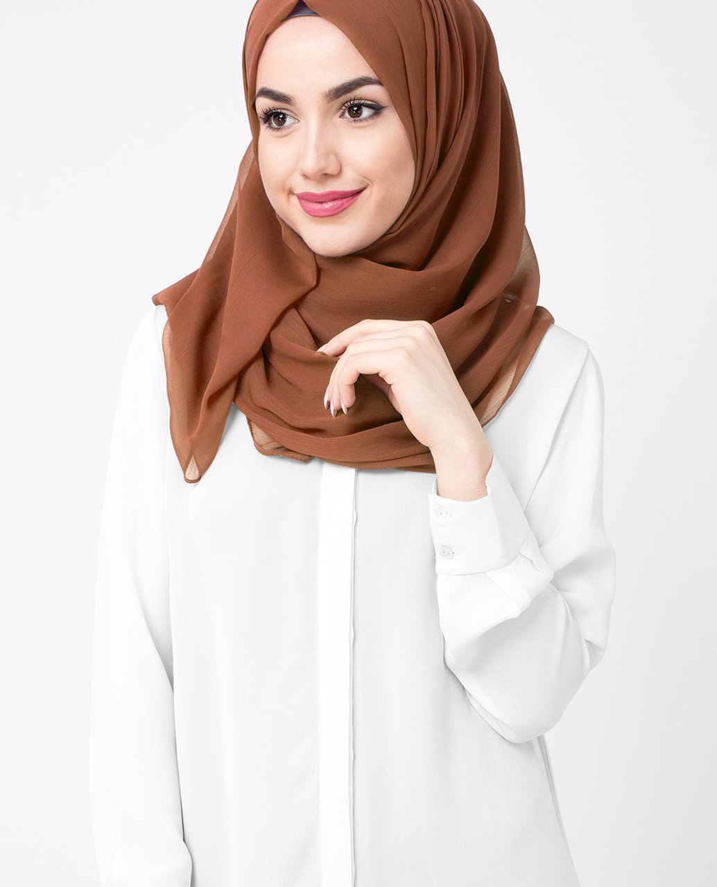 Sierra Poly Chiffon Hijab M Sierra