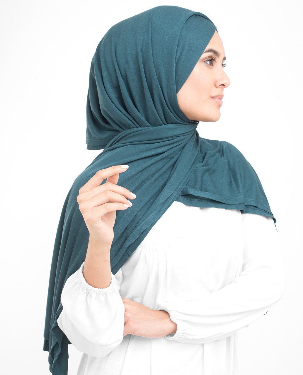 Stargazer Blue Viscose Jersey Hijab Regular Stargazer Blue