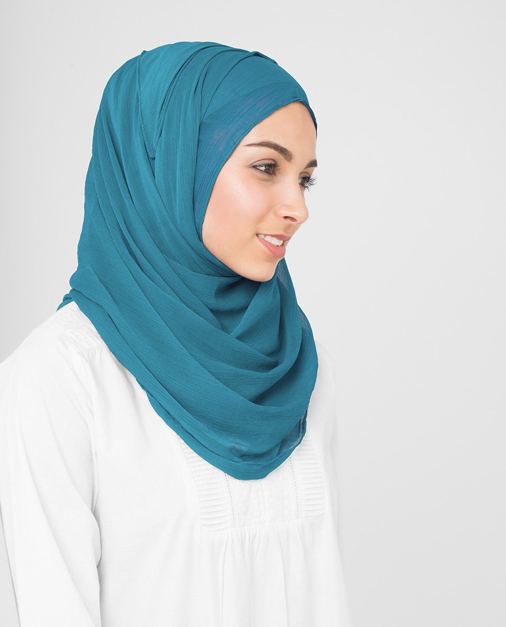 Turkish Tile Poly Chiffon Scarf Medium