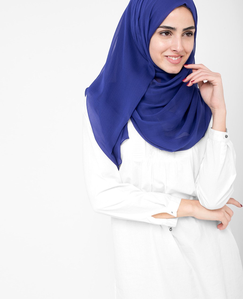 Twilight Blue PolyChiffon Scarf Regular