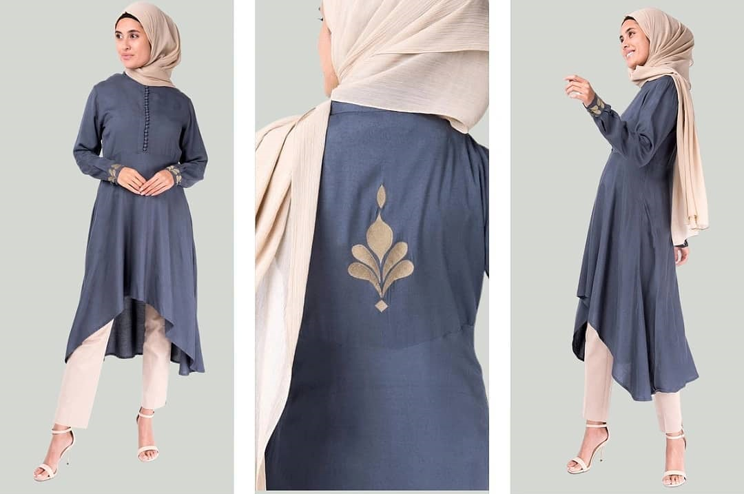 Long kurti with clearance hijab