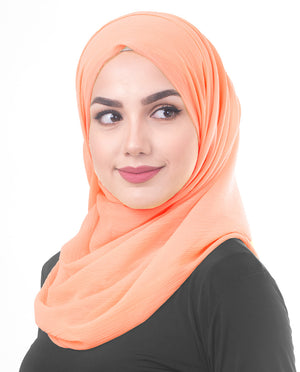 Muskmelon Chiffon Hijab