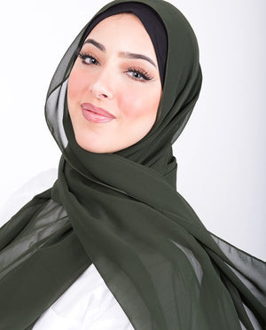 Pineneedle Georgette Scarf Hijab