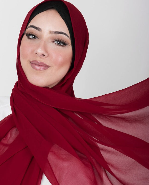 crinkle georgette hijab