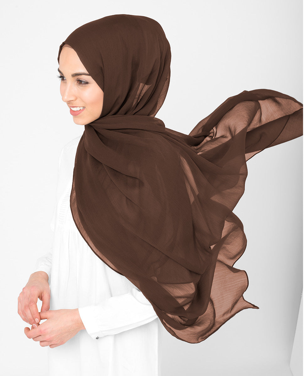 Chestnut Chiffon Hijab