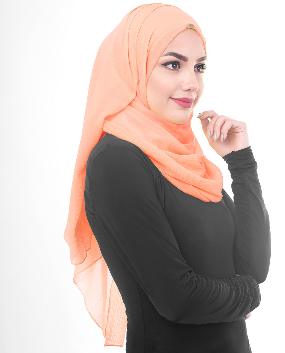 Muskmelon Chiffon Hijab