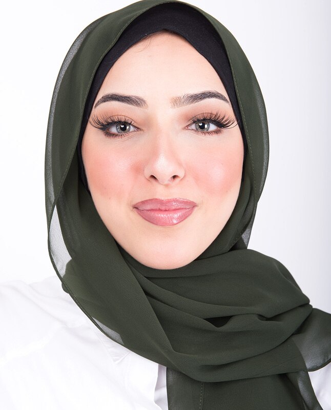 Pineneedle Georgette Scarf Hijab