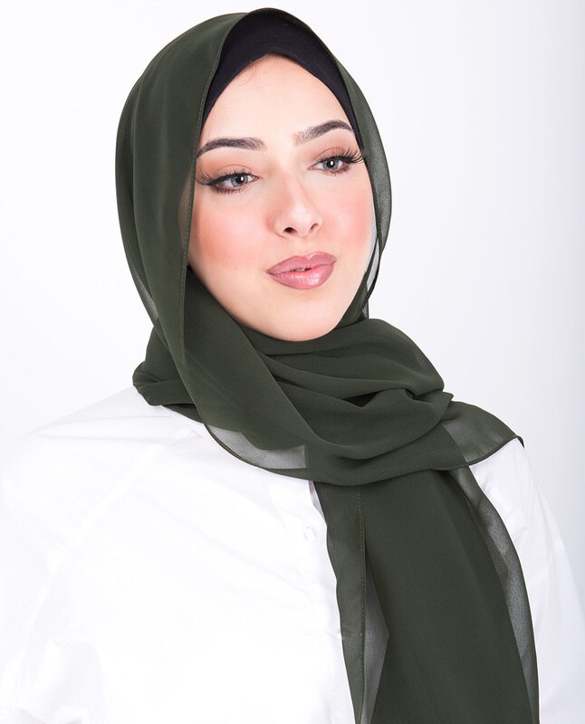 Pineneedle Georgette Scarf Hijab