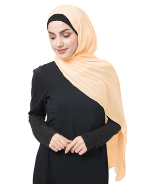 Golden Haze Cotton Voile Scarf Hijab