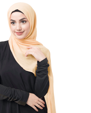 Golden Haze Cotton Voile Scarf Hijab