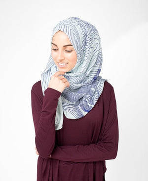 Gardenia Blue Hijab
