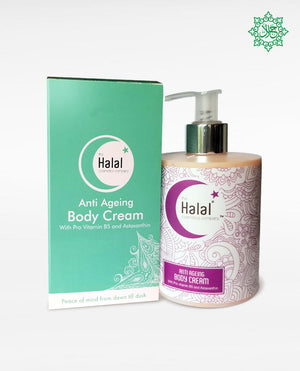 Halal Anti-Aging Body Cream Bottle