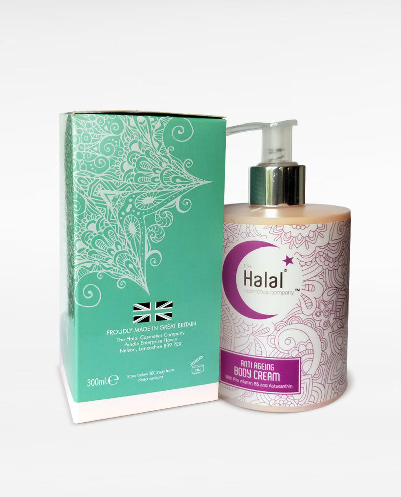 Halal Anti-Aging Body Cream Bottle
