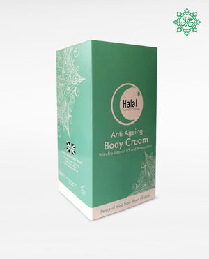 Halal Anti-Aging Body Cream Box sides