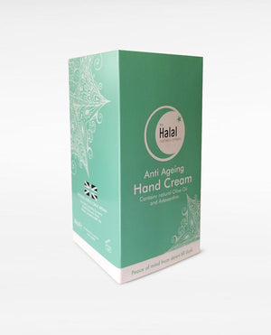 Halal Anti-Aging Hand Body Cream box sides