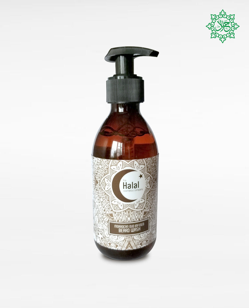 Halal Men's Beard Wash with Moroccan Oud Fragrance