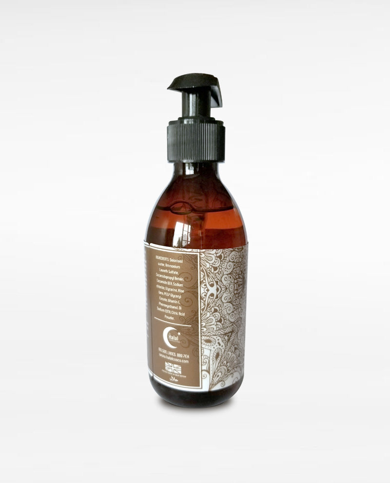 Halal Men's Beard Wash with Moroccan Oud Fragrance back side