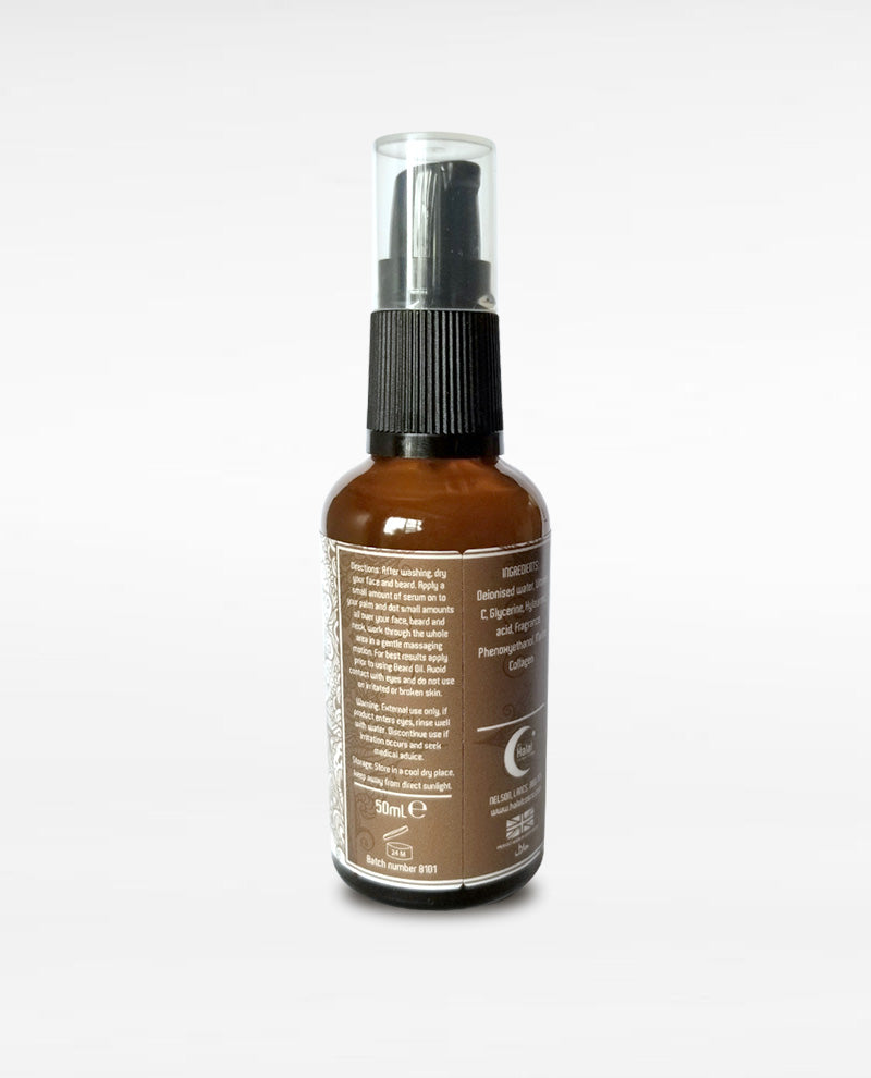 Halal Men's Moisturizing Serum Face Beard Oud Right Side