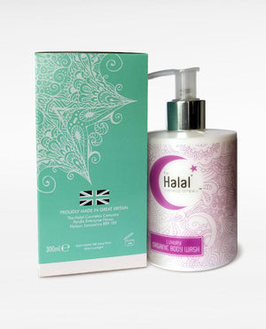 Halal Luxury Organic Body Wash Box Bottle Combo