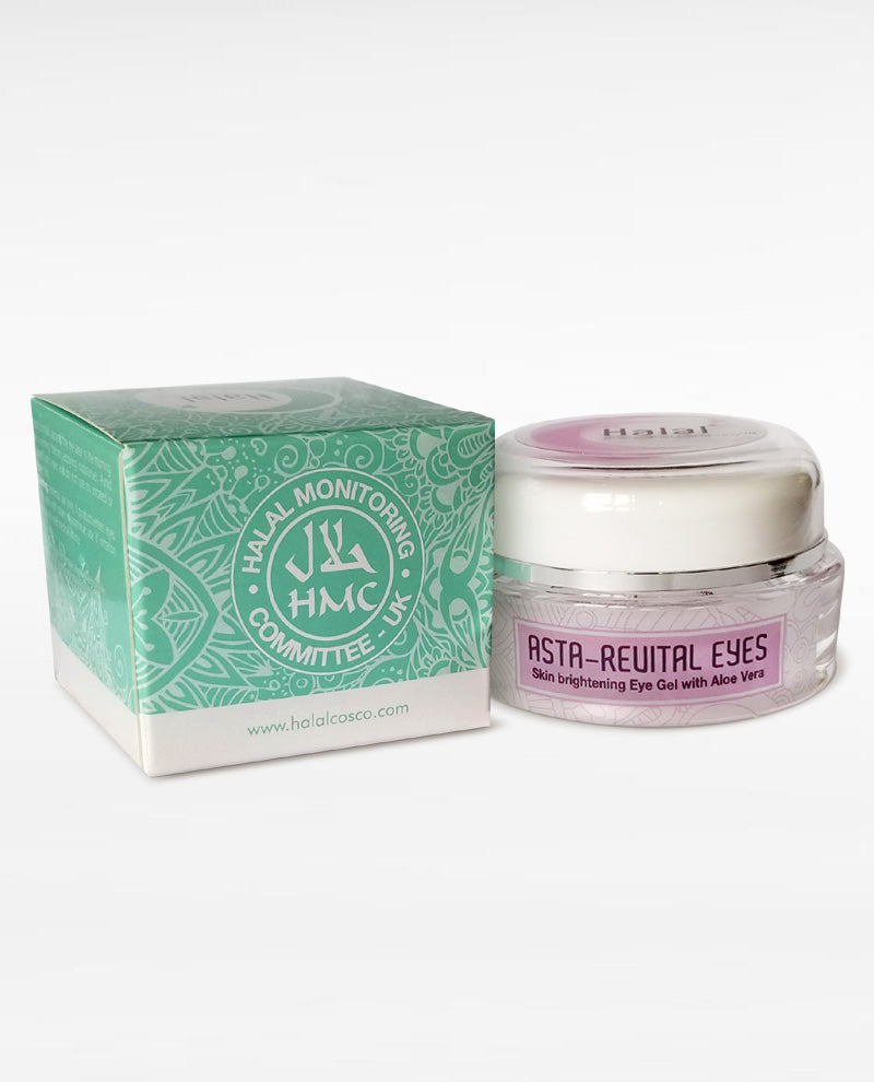 Halal Asta Revital Eyes Cream Box Packing right side