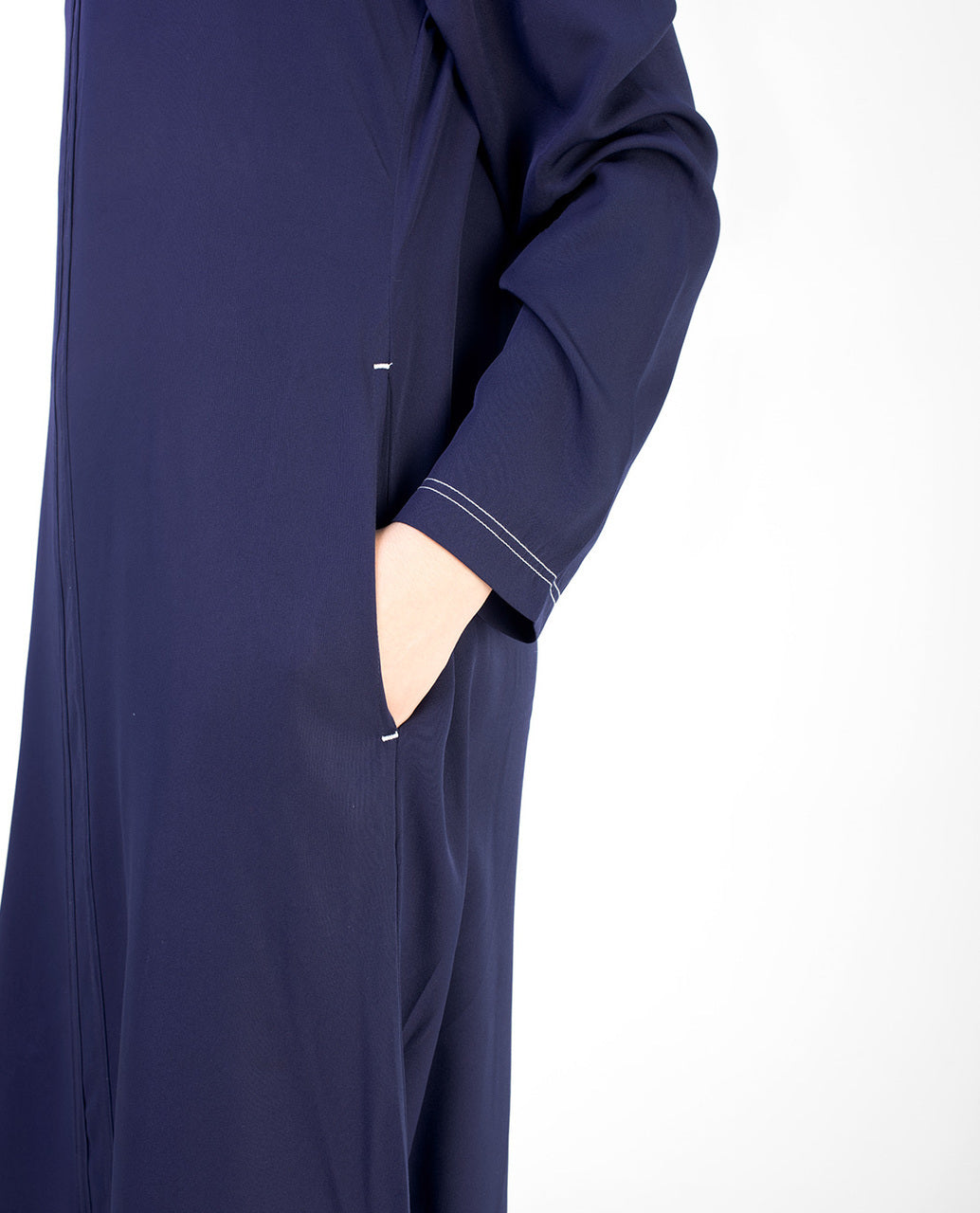 Navy Casual Abaya Jilbab