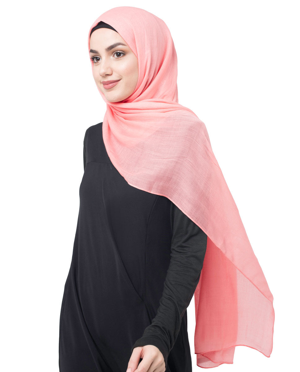 Strawberry Ice Cotton Voile Scarf Hijab
