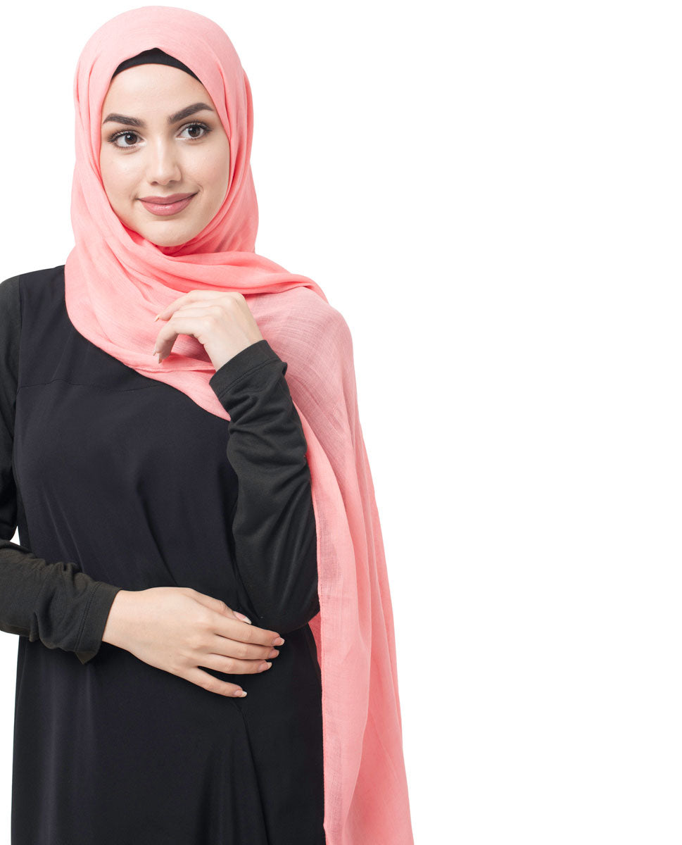 Strawberry Ice Cotton Voile Scarf Hijab
