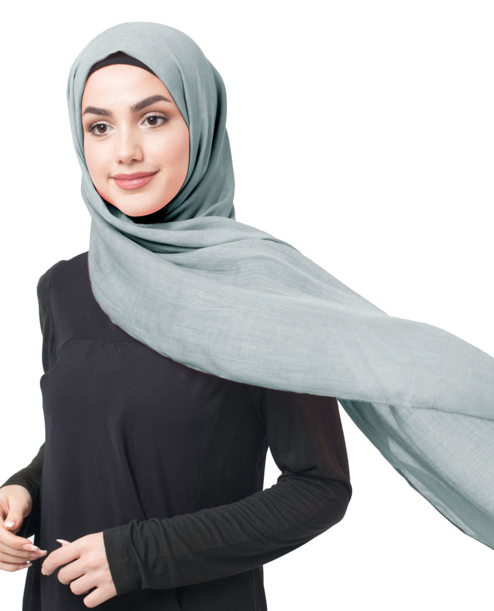 Mauve Shadows Cotton Voile Scarf Hijab