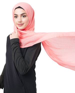 Strawberry Ice Cotton Voile Scarf Hijab