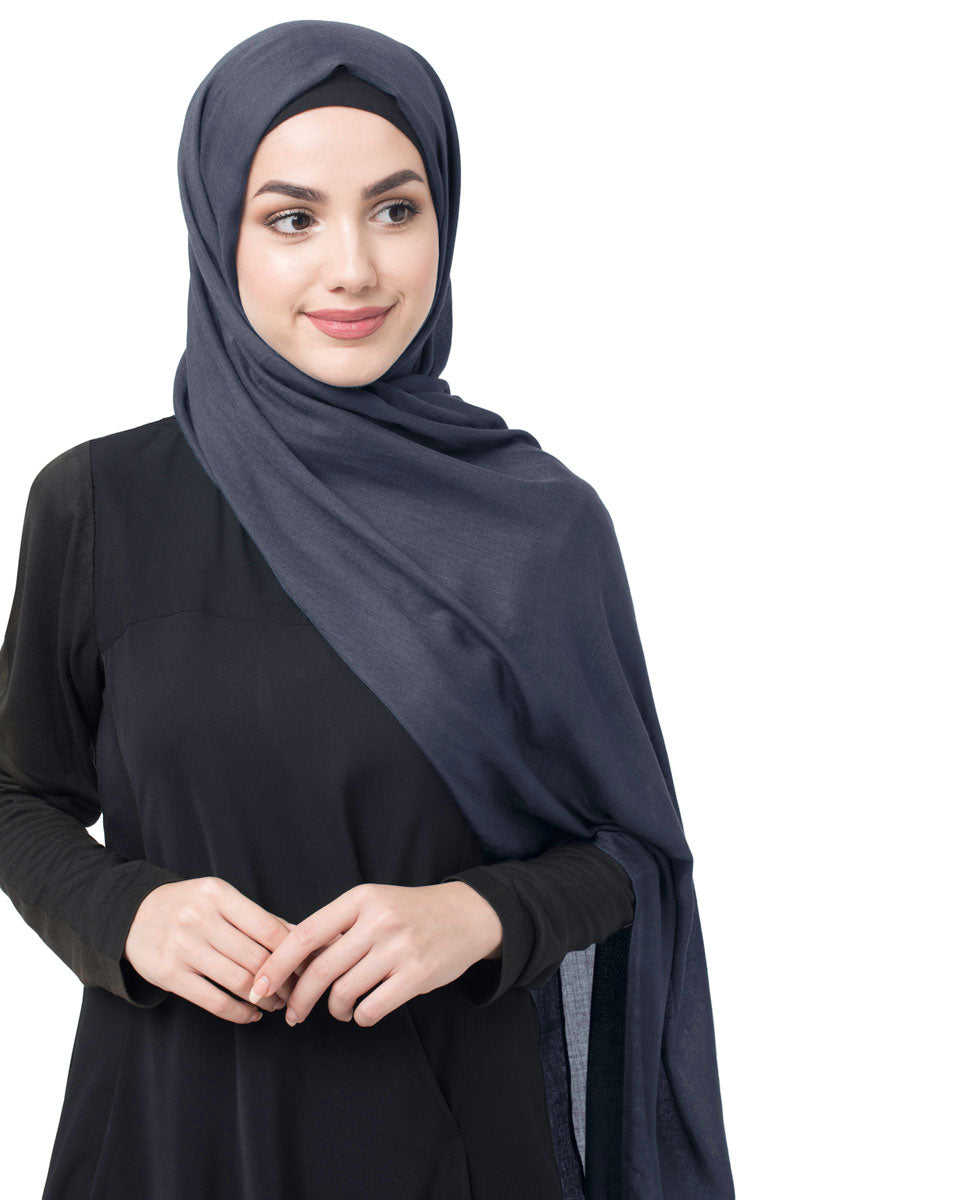 Amaranth Cotton Voile Scarf Hijab