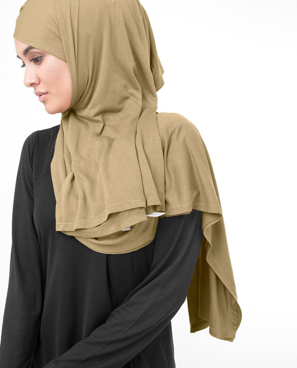 Apple Cinnamon Brown Viscose Jersey Hijab Medium Apple Cinnamon Brown 