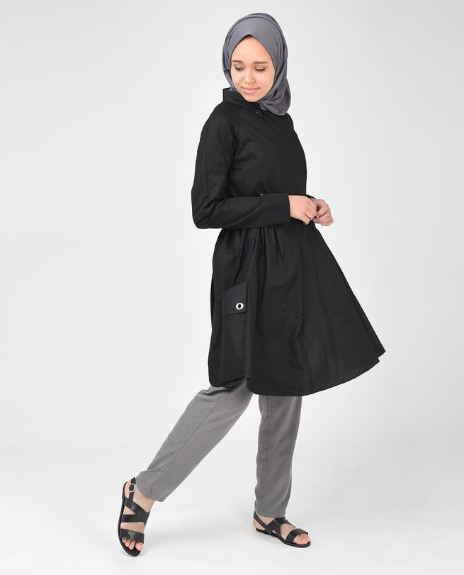 Black Top with Pockets 