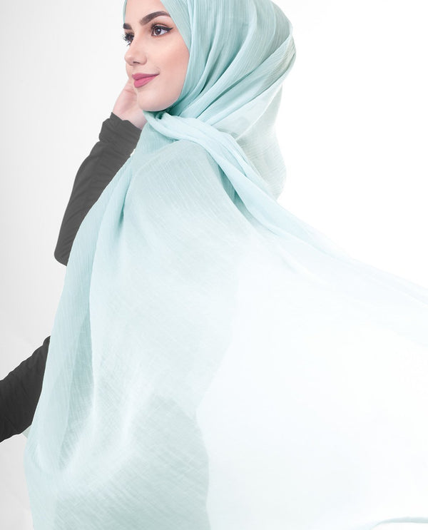 Sparkle Chiffon Hijab in Silver, Everyday Scarf