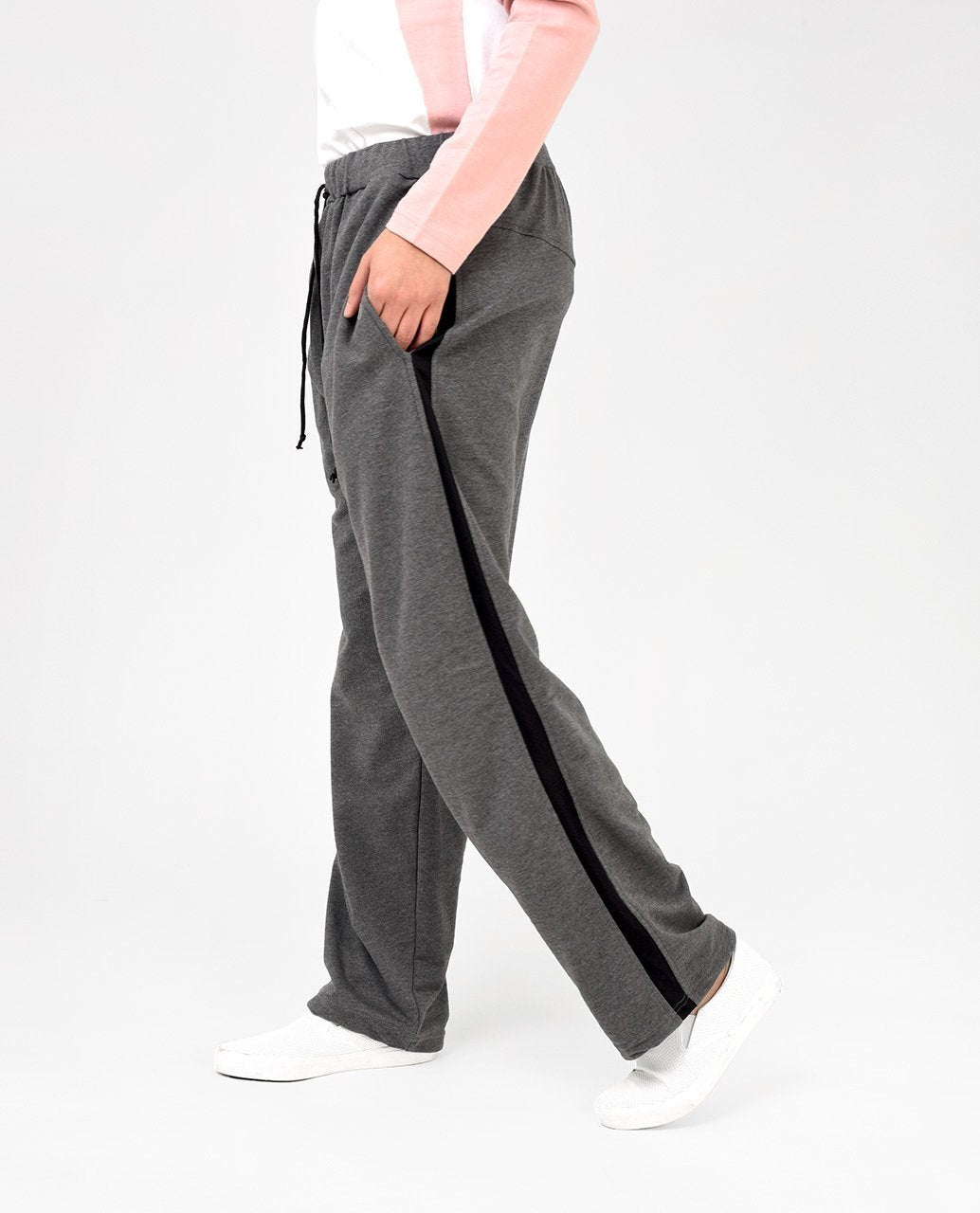 Charcoal Grey Joggers Slim Petite (W28 L28) Charcoal Grey 