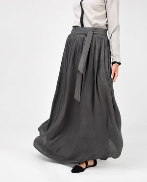 Charcoal Grey Skirt Slim (W28 L39) Charcoal Grey 