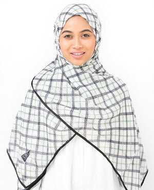 Check Motif Viscose Hijab Maxi 