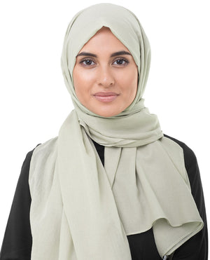 Cotton Voile Hijab in New Nomad Beige Color Regular New Nomad Beige 