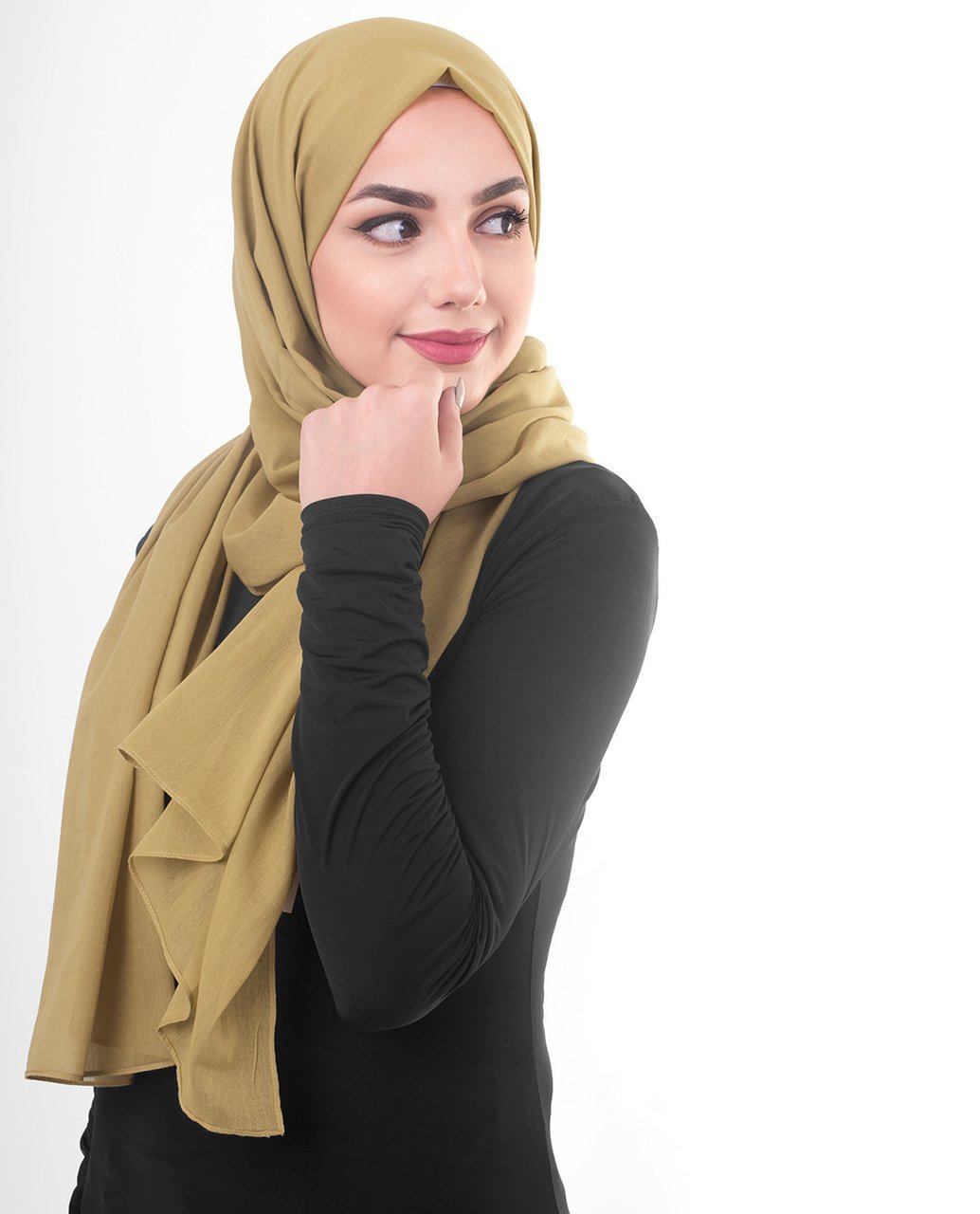 Cotton Voile Hijab in Willow Color Regular Willow 